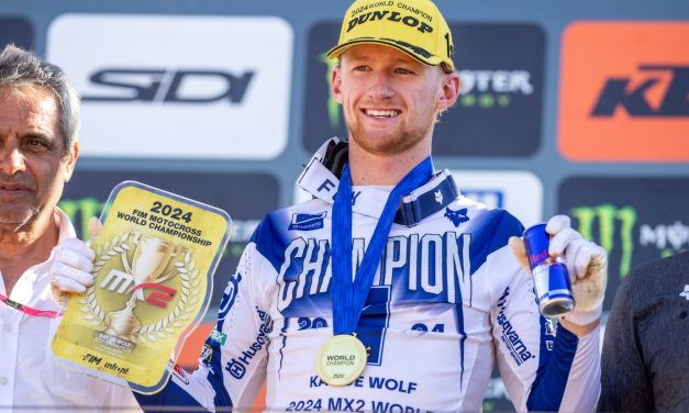 Nestaan Husqvarna Factory Racing Celebrates 2024 MX2 Championship Victory With Kay de Wolf