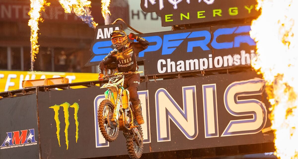 Malcolm Stewart hevder jomfru 450SX Main Event-seier i Tampa