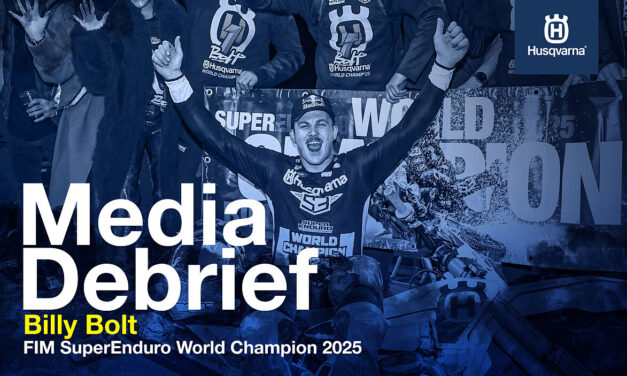 Debrief med 2025 FIM SuperEnduro verdensmester Billy Bolt – fredag