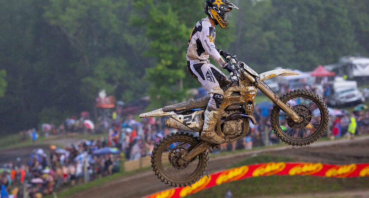 Rockstar Energy Husqvarnas RJ Hampshire sprinter til åttendeplass sammenlagt på High Point