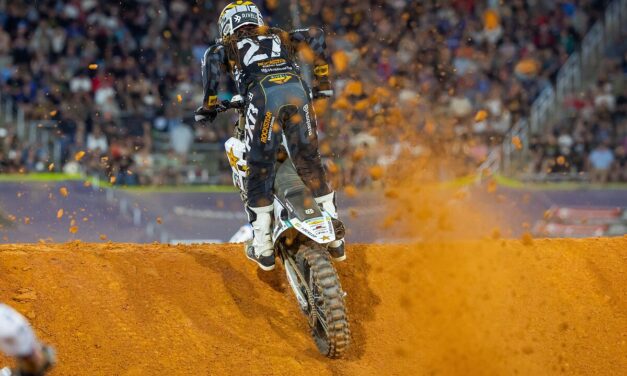 Topp fem-plassering for Rockstar Energy Husqvarnas Malcolm Stewart i Birmingham