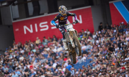 Daxton Bennick kjører til topp fem-resultat i 250SX East i Nashville