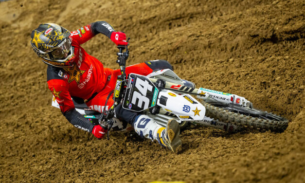 Topp fem for Rockstar Energy Husqvarnas Ryder DiFrancesco på St. Louis 250SX Showdown