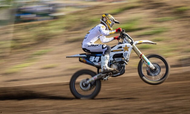 Ryder DiFrancesco kjører til en solid femteplass totalt i 250MX på Thunder Valley